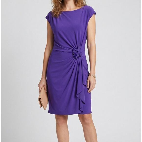 Jones New York Dresses & Skirts - Jones New York Dress Purple Size 12 Polyester Spandex